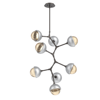 Cabochon LED Chandelier in Graphite (404|CHB0093-VB-GP-A-001-L3-CS)