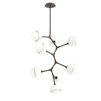 Cabochon LED Chandelier in Flat Bronze (404|CHB0093-VB-FB-WL-001-L3-WI)