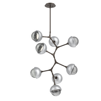 Cabochon LED Chandelier in Flat Bronze (404|CHB0093-VB-FB-S-001-L1-CS)