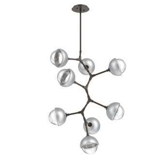 Cabochon LED Chandelier in Flat Bronze (404|CHB0093-VB-FB-C-001-L1-CS)