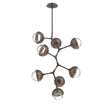 Cabochon LED Chandelier in Flat Bronze (404|CHB0093-VB-FB-C-001-L1-BB)
