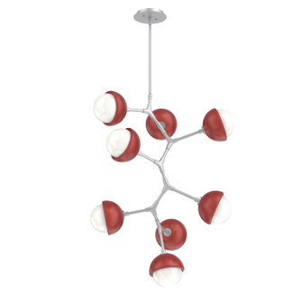Cabochon LED Chandelier in Classic Silver (404|CHB0093-VB-CS-WL-001-L3-RE)