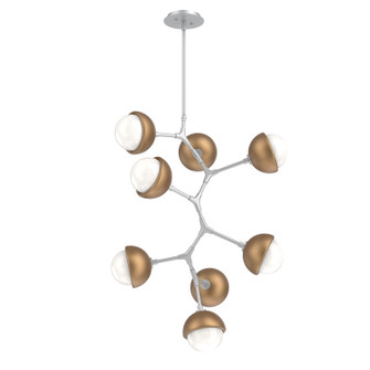 Cabochon LED Chandelier in Classic Silver (404|CHB0093-VB-CS-WL-001-L3-NB)