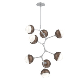 Cabochon LED Chandelier in Classic Silver (404|CHB0093-VB-CS-WL-001-L3-BB)