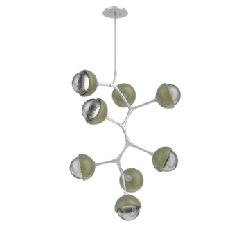 Cabochon LED Chandelier in Classic Silver (404|CHB0093-VB-CS-S-001-L3-GE)