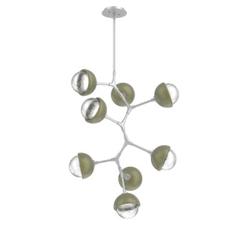 Cabochon LED Chandelier in Classic Silver (404|CHB0093-VB-CS-C-001-L3-GE)