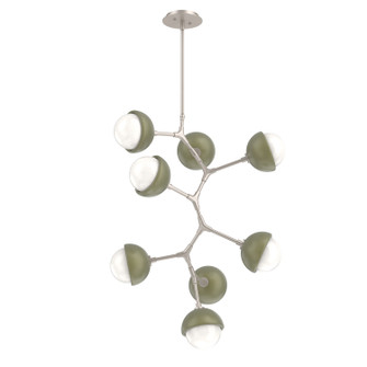 Cabochon LED Chandelier in Beige Silver (404|CHB0093-VB-BS-WL-001-L3-GE)