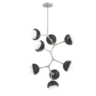 Cabochon LED Chandelier in Beige Silver (404|CHB0093-VB-BS-WL-001-L3-BM)