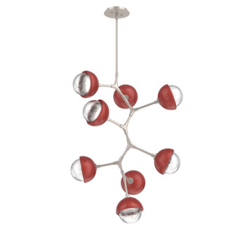 Cabochon LED Chandelier in Beige Silver (404|CHB0093-VB-BS-C-001-L1-RE)