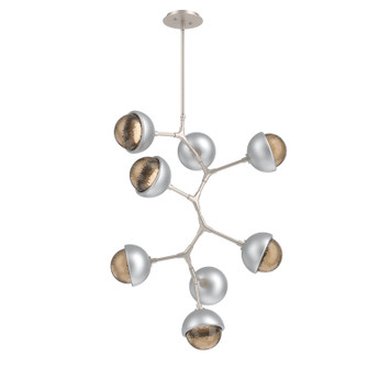 Cabochon LED Chandelier in Beige Silver (404|CHB0093-VB-BS-B-001-L3-CS)