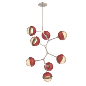 Cabochon LED Chandelier in Beige Silver (404|CHB0093-VB-BS-A-001-L1-RE)