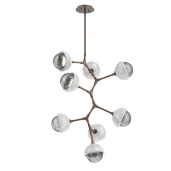 Cabochon LED Chandelier in Burnished Bronze (404|CHB0093-VB-BB-S-001-L1-WM)