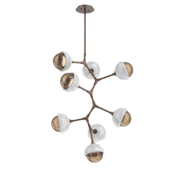 Cabochon LED Chandelier in Burnished Bronze (404|CHB0093-VB-BB-B-001-L1-WM)