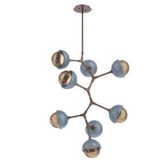 Cabochon LED Chandelier in Burnished Bronze (404|CHB0093-VB-BB-B-001-L1-BU)