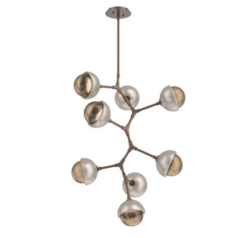 Cabochon LED Chandelier in Burnished Bronze (404|CHB0093-VB-BB-B-001-L1-BS)
