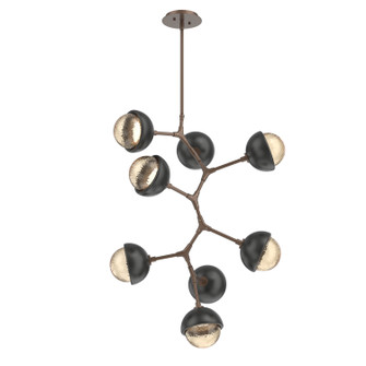 Cabochon LED Chandelier in Burnished Bronze (404|CHB0093-VB-BB-A-001-L1-MB)