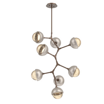 Cabochon LED Chandelier in Burnished Bronze (404|CHB0093-VB-BB-A-001-L1-BS)