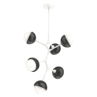 Cabochon LED Chandelier in Salt White (404|CHB0093-VA-WI-WL-001-L3-MB)