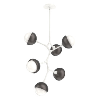 Cabochon LED Chandelier in Salt White (404|CHB0093-VA-WI-WL-001-L3-GP)