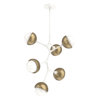 Cabochon LED Chandelier in Salt White (404|CHB0093-VA-WI-WL-001-L3-GB)