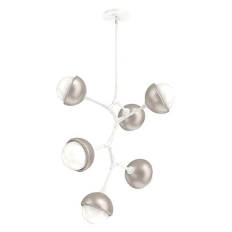 Cabochon LED Chandelier in Salt White (404|CHB0093-VA-WI-WL-001-L3-BS)