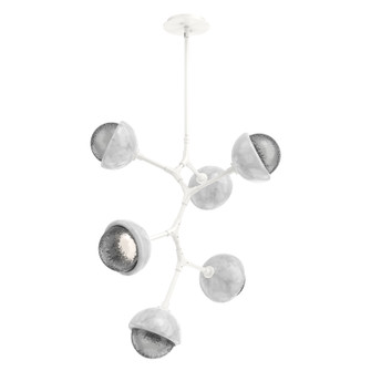 Cabochon LED Chandelier in Salt White (404|CHB0093-VA-WI-S-001-L3-WM)