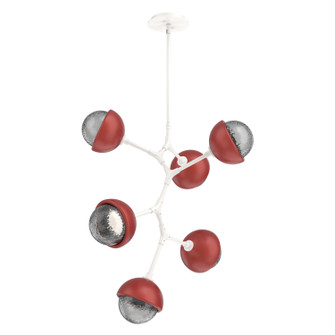 Cabochon LED Chandelier in Salt White (404|CHB0093-VA-WI-S-001-L3-RE)