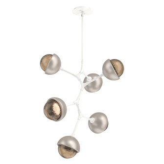 Cabochon LED Chandelier in Salt White (404|CHB0093-VA-WI-B-001-L3-BS)