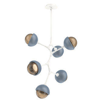 Cabochon LED Chandelier in Salt White (404|CHB0093-VA-WI-B-001-L1-BU)