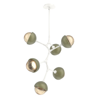 Cabochon LED Chandelier in Salt White (404|CHB0093-VA-WI-A-001-L1-GE)