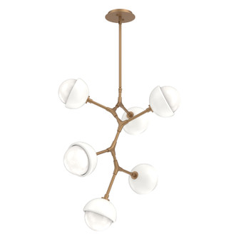 Cabochon LED Chandelier in Novel Brass (404|CHB0093-VA-NB-WL-001-L3-WI)