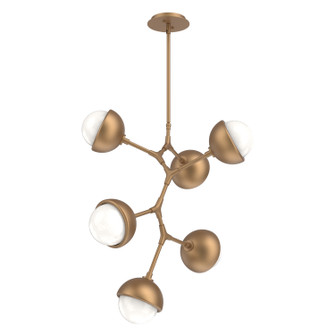 Cabochon LED Chandelier in Novel Brass (404|CHB0093-VA-NB-WL-001-L3-MS)