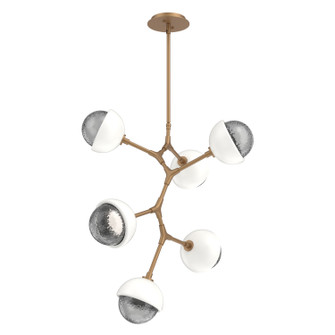 Cabochon LED Chandelier in Novel Brass (404|CHB0093-VA-NB-S-001-L1-WI)