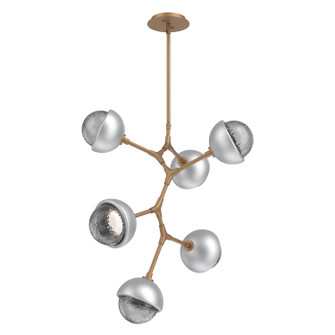 Cabochon LED Chandelier in Novel Brass (404|CHB0093-VA-NB-S-001-L1-CS)