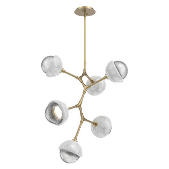Cabochon LED Chandelier in Novel Brass (404|CHB0093-VA-NB-C-001-L3-WM)
