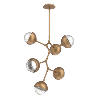 Cabochon LED Chandelier in Novel Brass (404|CHB0093-VA-NB-C-001-L3-MS)
