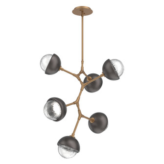 Cabochon LED Chandelier in Novel Brass (404|CHB0093-VA-NB-C-001-L3-GP)