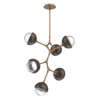 Cabochon LED Chandelier in Novel Brass (404|CHB0093-VA-NB-C-001-L3-FB)