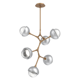 Cabochon LED Chandelier in Novel Brass (404|CHB0093-VA-NB-C-001-L3-CS)