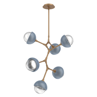 Cabochon LED Chandelier in Novel Brass (404|CHB0093-VA-NB-C-001-L3-BU)