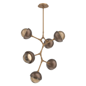Cabochon LED Chandelier in Novel Brass (404|CHB0093-VA-NB-B-001-L3-BB)