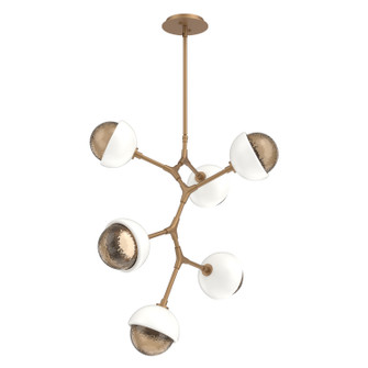 Cabochon LED Chandelier in Novel Brass (404|CHB0093-VA-NB-B-001-L1-WI)