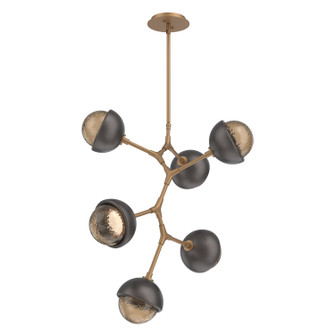 Cabochon LED Chandelier in Novel Brass (404|CHB0093-VA-NB-B-001-L1-GP)