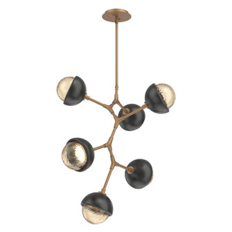 Cabochon LED Chandelier in Novel Brass (404|CHB0093-VA-NB-A-001-L1-MB)