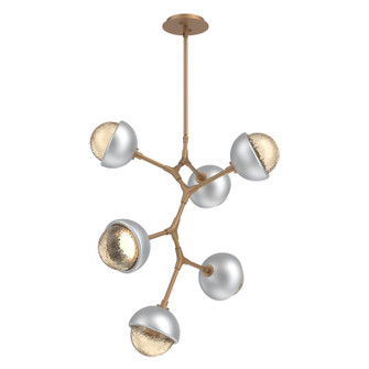 Cabochon LED Chandelier in Novel Brass (404|CHB0093-VA-NB-A-001-L1-CS)