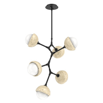 Cabochon LED Chandelier in Matte Black (404|CHB0093-VA-MB-WL-001-L3-TR)