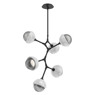 Cabochon LED Chandelier in Matte Black (404|CHB0093-VA-MB-S-001-L1-WM)