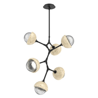 Cabochon LED Chandelier in Matte Black (404|CHB0093-VA-MB-C-001-L3-TR)