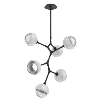 Cabochon LED Chandelier in Matte Black (404|CHB0093-VA-MB-C-001-L1-WM)
