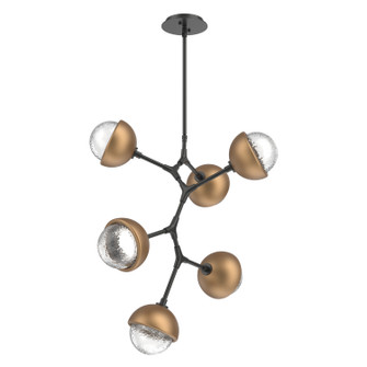 Cabochon LED Chandelier in Matte Black (404|CHB0093-VA-MB-C-001-L1-NB)